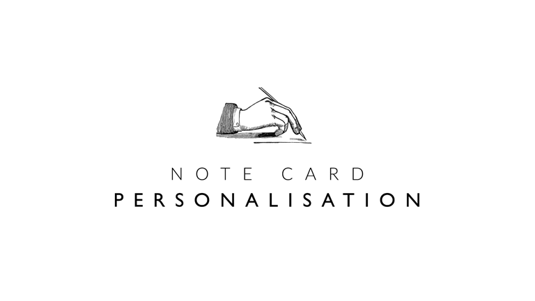 note card personalisation