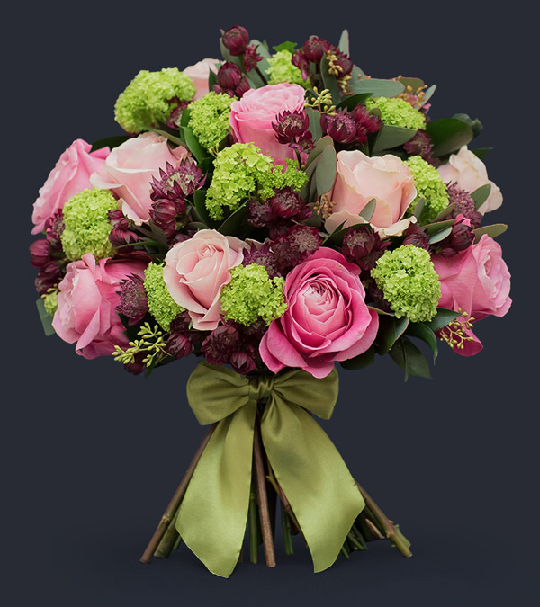 Passion Valentine's Bouquet By Amie Bone Flowers