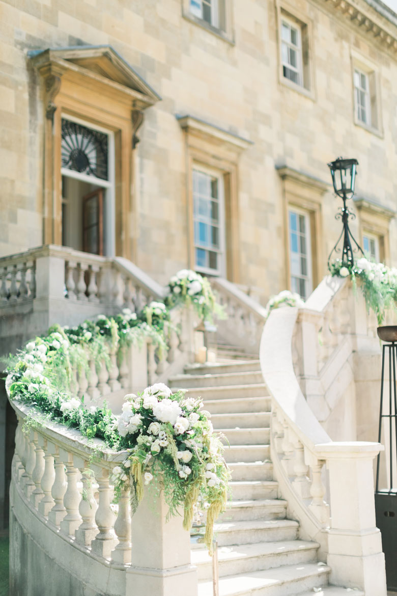 amie bone flowers luxury wedding at botleys mansion